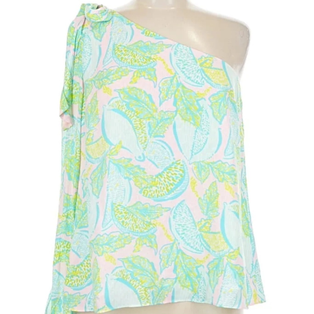Lily pulizer - Urchin Pink Vitamin Sea print top